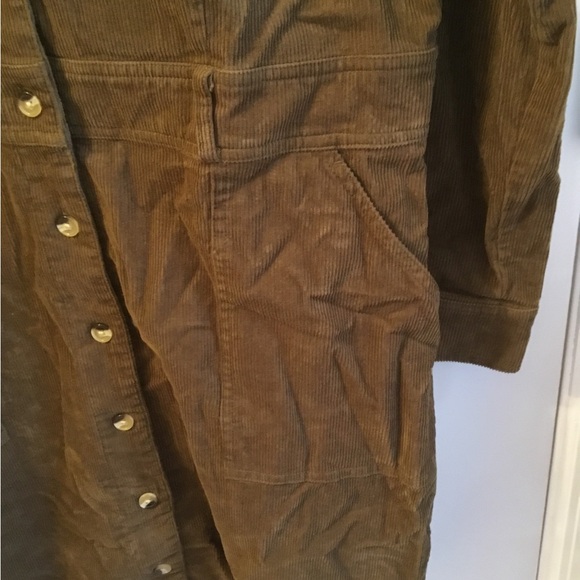 Women's Brown Corduroy Dress Size XXL - Picture 3 of 5